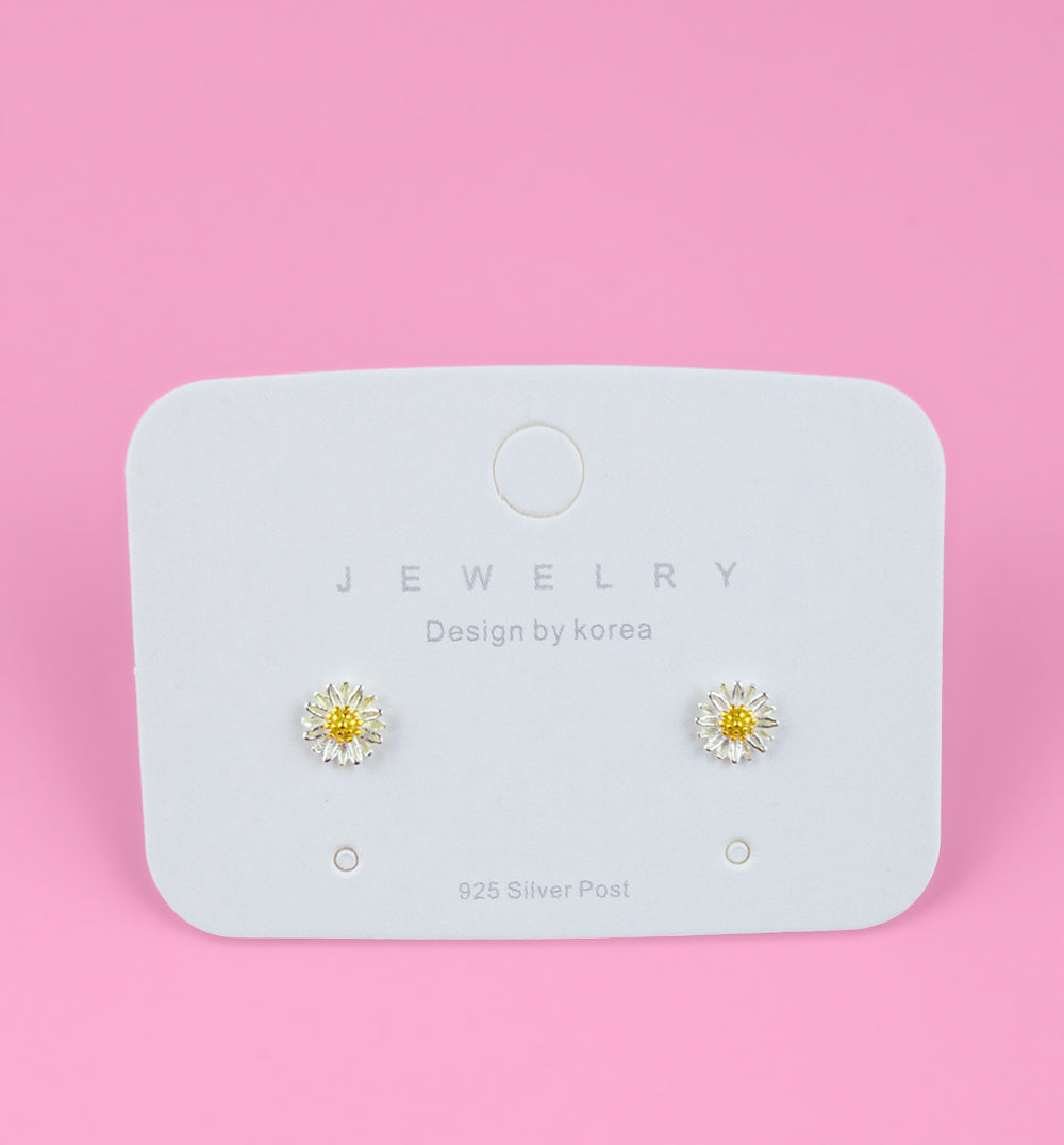 925 Sterling Silver flower earring (Small)