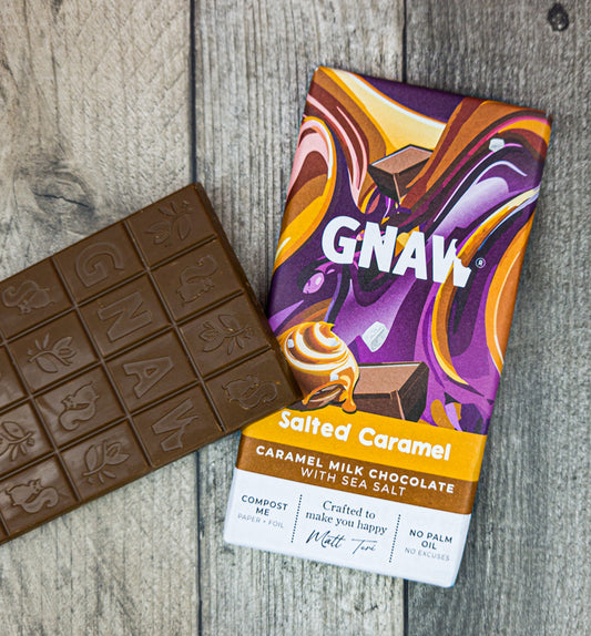 Salted Caramel Milk Chocolate Bar – Sweet & Salty Chocolate Treat